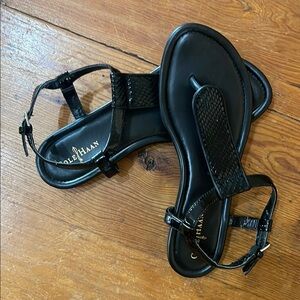 Cole Haan Black Sandals with Adjustable Straps